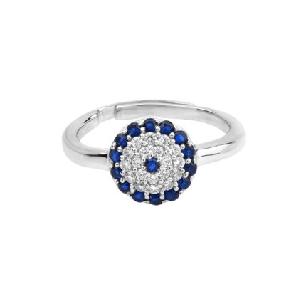 Elegant Eternal Grace Pear-Cut Stacking White Gold Ring