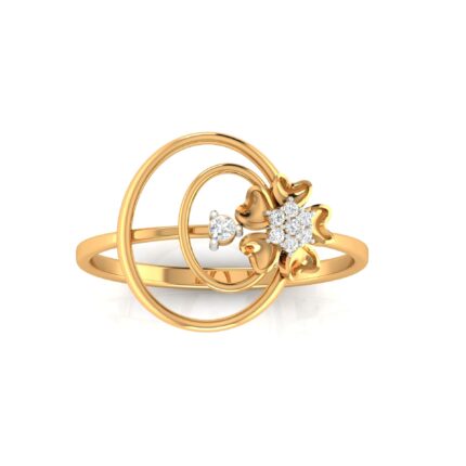 Enchanted Mirage Diamond Yellow Gold Ring