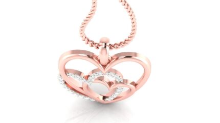 Elegant Promise Rose Gold Pendant