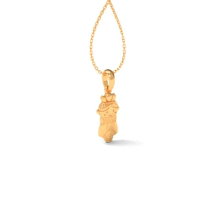 Luxury Queen Kids' Yellow Gold Pendant